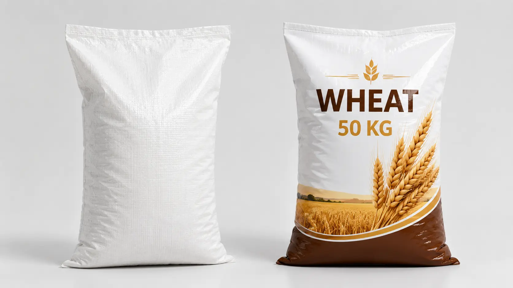 50kg Wheat Packaging Bags MP