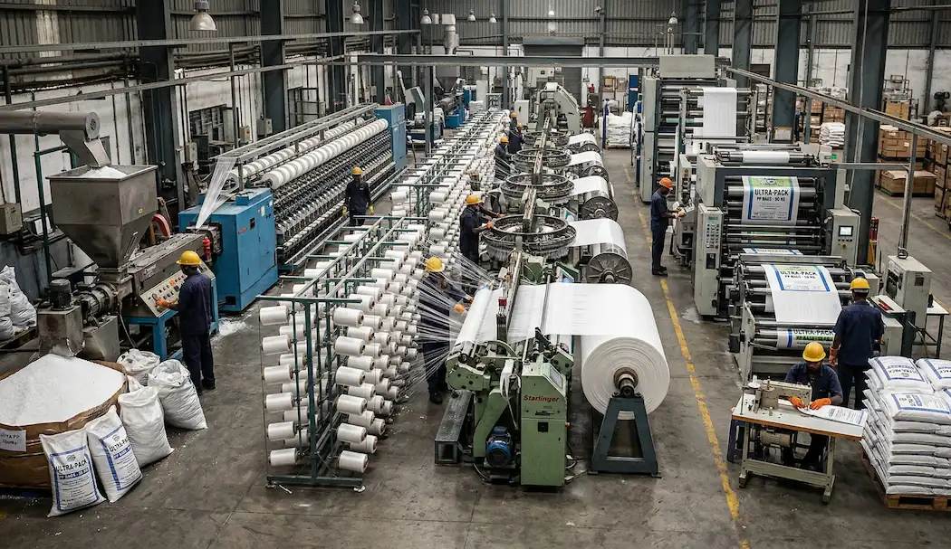 PP bag manufacturing process in India