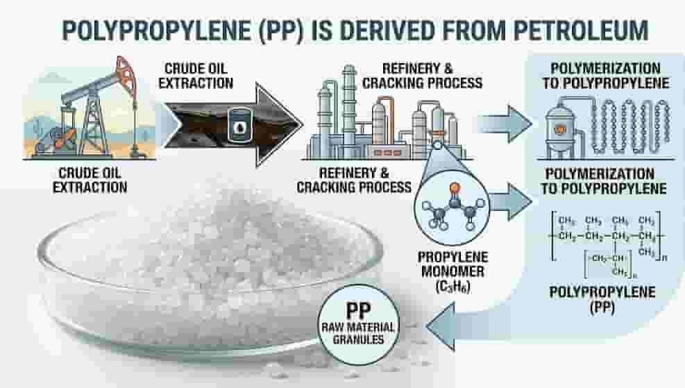 Polypropylene raw material granules