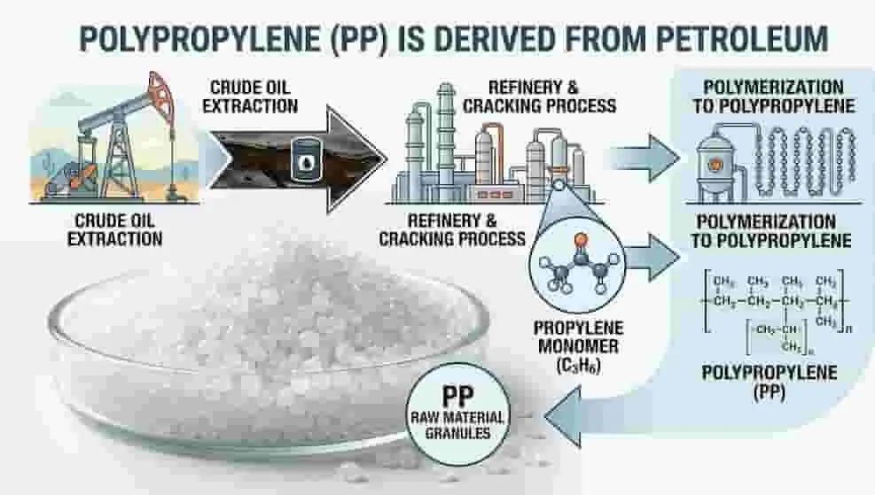 Polypropylene raw material granules