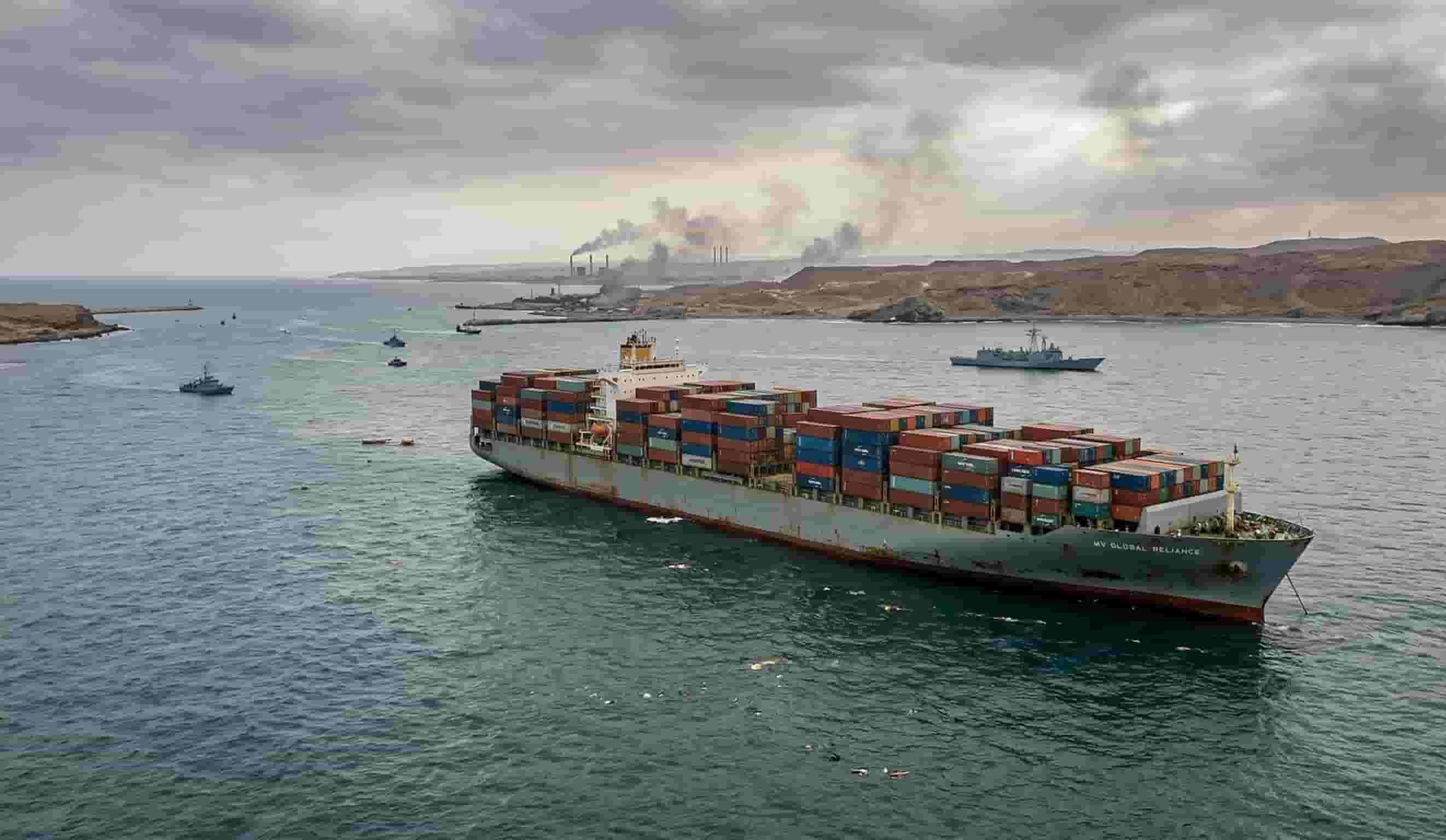 Global shipping disruption impact