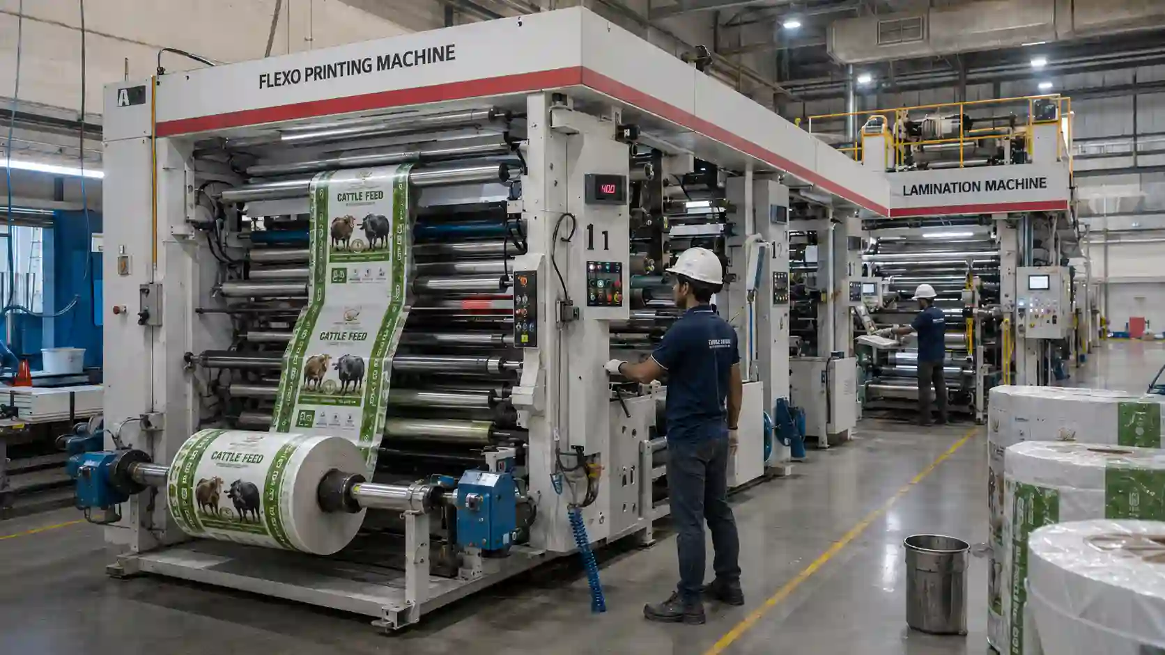 BOPP roto gravure printing design process for laminated bags